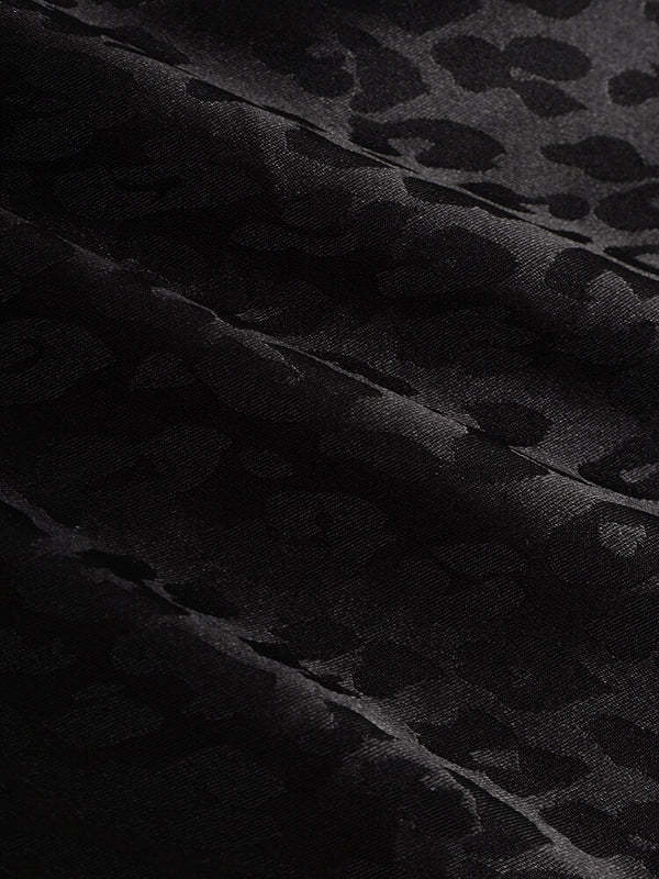 Heren Holiday Jacquard Luipaardprint Overhemd